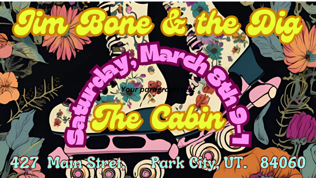 Jim Bone & The Dig at the Cabin in PC